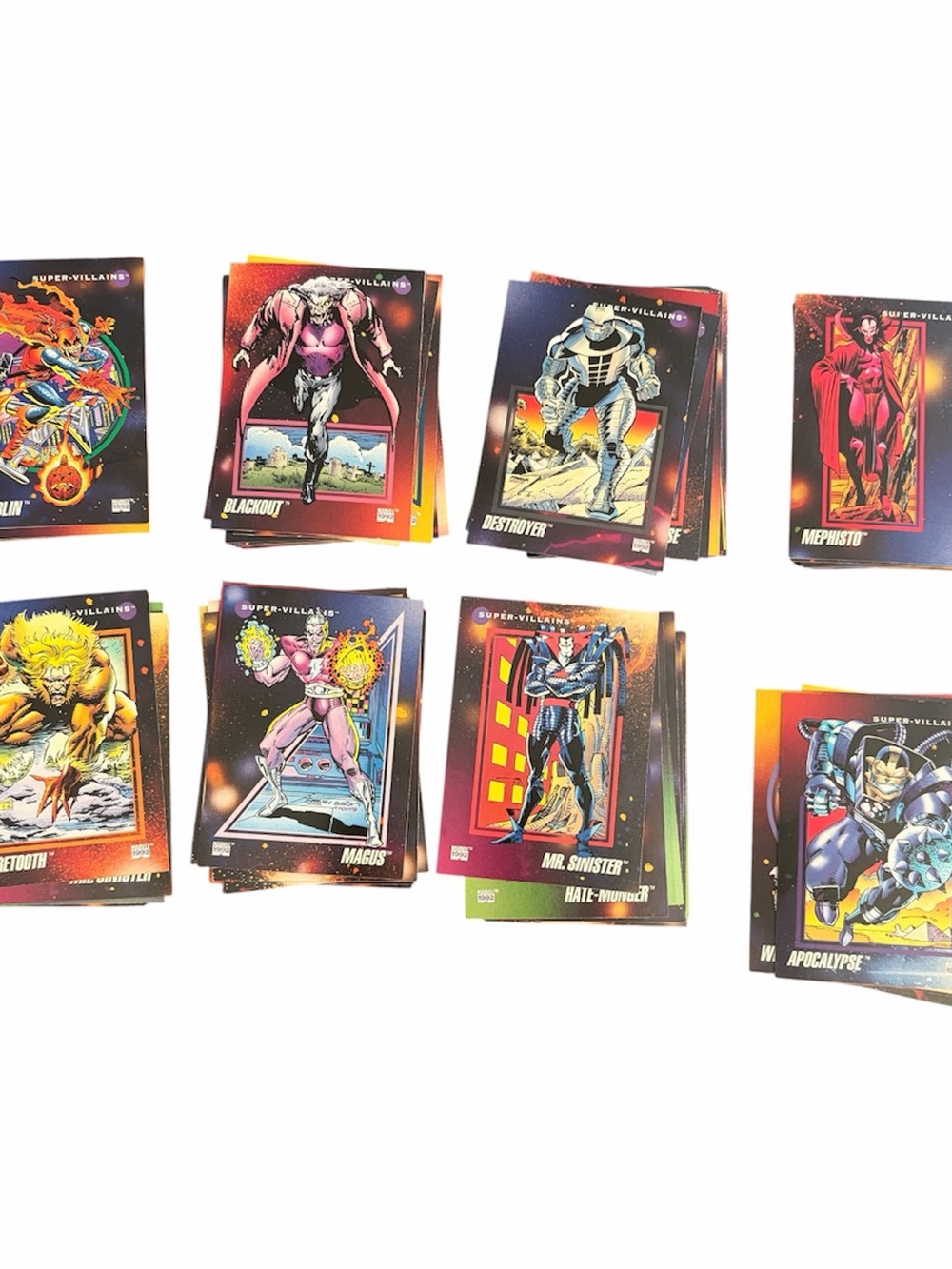 Lot 85 1992 Marvel Universe Series 3 Super Villain Trading Cards Some Doubles